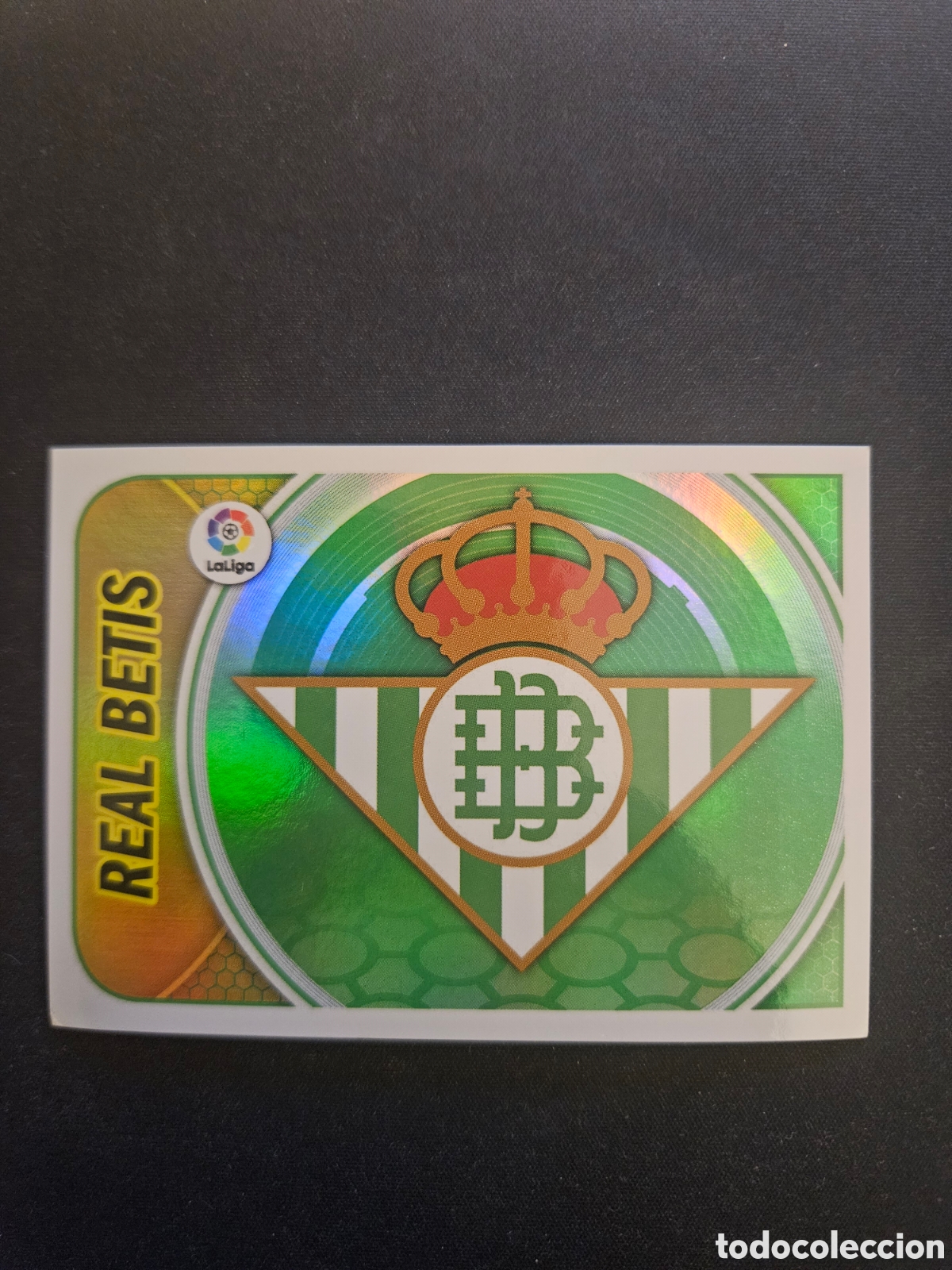Cromos de Futebol: ESCUDO REAL BETIS N&ordm; 9 &ndash; LIGA ESTE 2016-17 PANINI