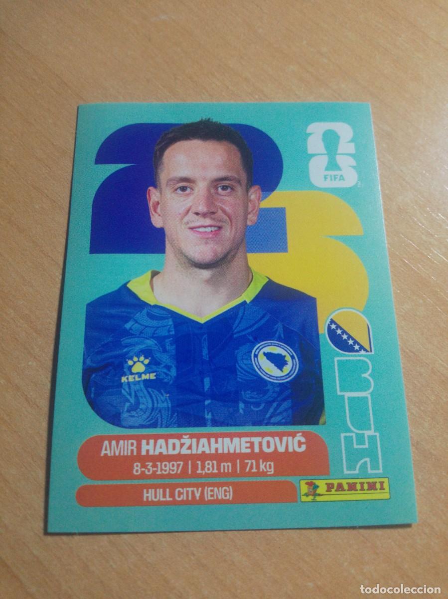 Cartes &agrave; collectionner de Football: HADŽIAHMETOVIĆ BOSNIA HERCEGOVINA BIH 8 MUNDIAL FIFA WORLD CUP 2026 26 PANINI STICKERS NUEVO