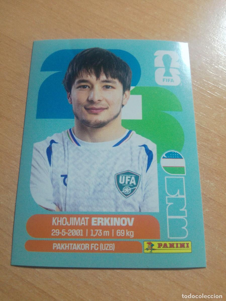 Cromos de Futebol: ERKINOV UZBEKISTAN UZB 15 MUNDIAL FIFA WORLD CUP 2026 26 PANINI STICKERS NUEVO