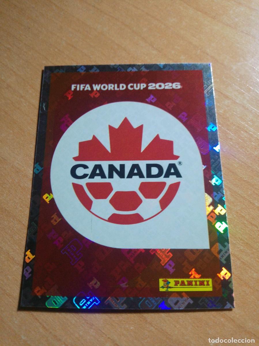 Fu&szlig;ball-Sticker: CAN 1 ESCUDO DE CANADA FIFA MUNDIAL 2026 WORLD CUP NUEVO