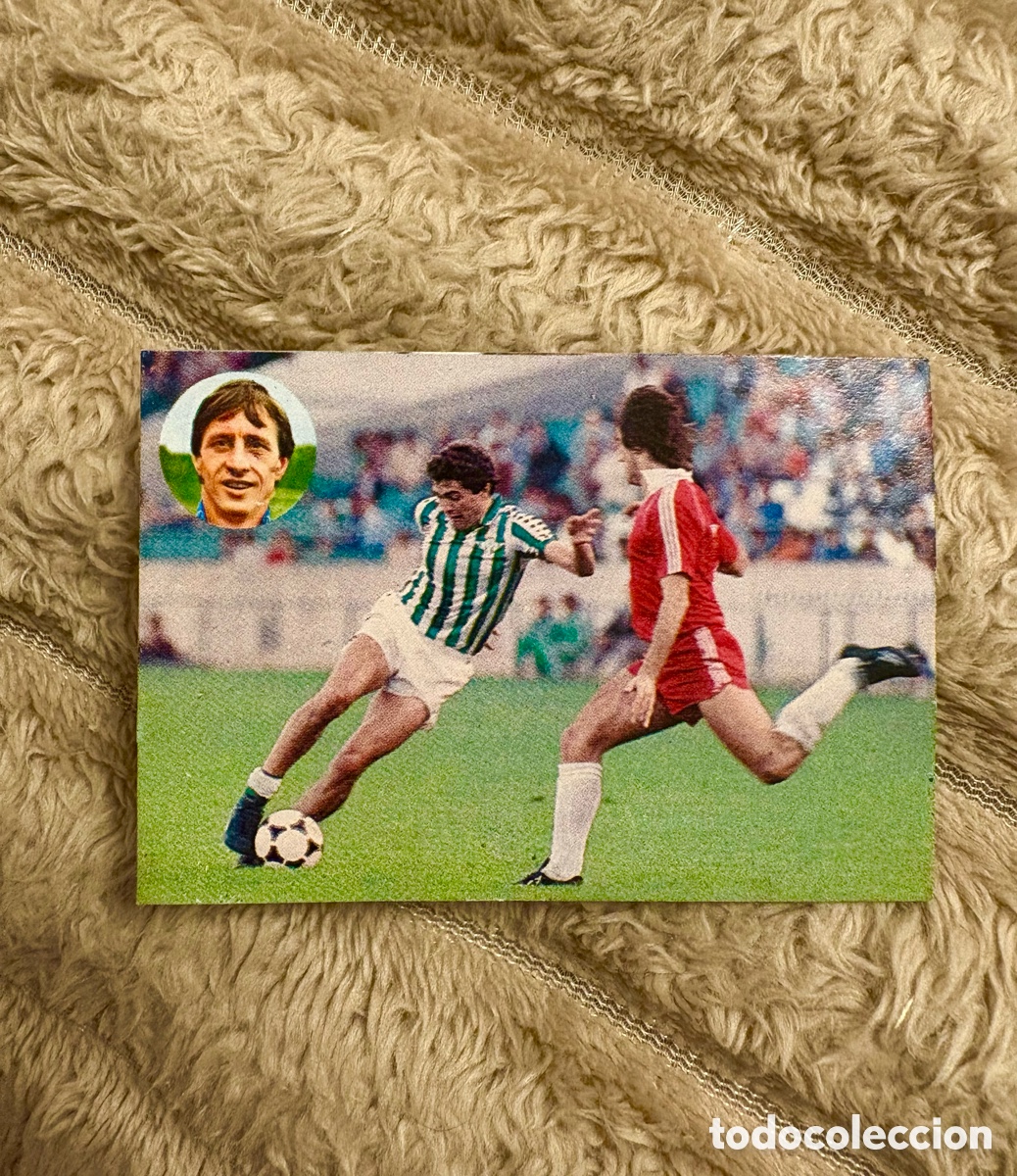 Cromos de Futebol: CROMO 214 GORDILLO BETIS APRENDE CRUYFF 1984 geprodesa el de las fotos