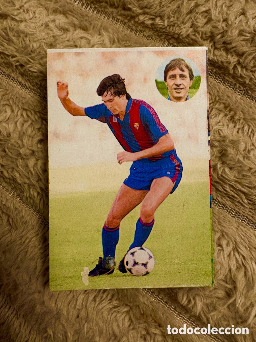 Cromos de Futebol: CROMO 207 CARRASCO BARCELONA APRENDE CRUYFF 1984 geprodesa el de las fotos