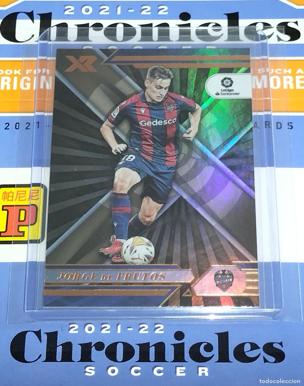 Figurine di Calcio: N&ordm; 117 JORGE DE FRUTOS LEVANTE CARD CHRONICLES XR LA LIGA SOCCER 2021 2022 21 22 PANINI