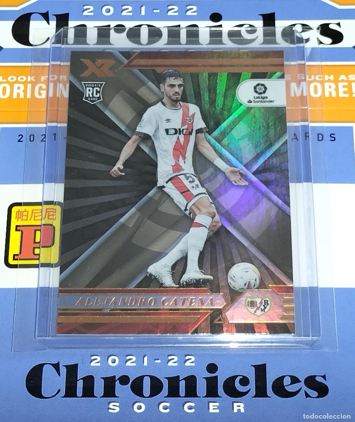 Cromos de f&uacute;tbol: N&ordm; 118 ALEJANDRO CATENA RC RAYO VALLECANO CARD CHRONICLES XR LA LIGA SOCCER 2021 2022 21 22 PANINI