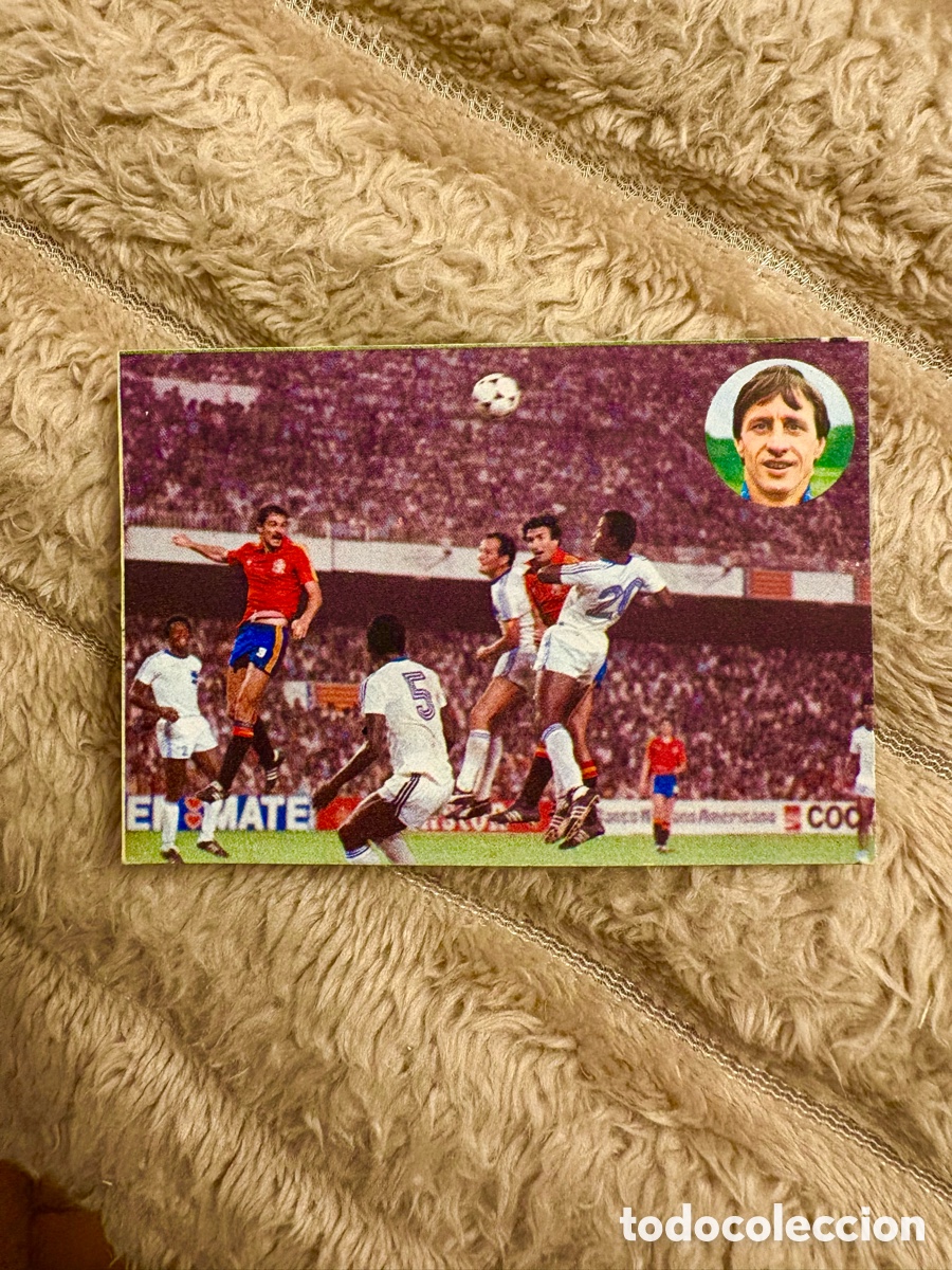 Figurine di Calcio: CROMO 136 ESPA&Ntilde;A APRENDE CRUYFF 1984 geprodesa el de las fotos
