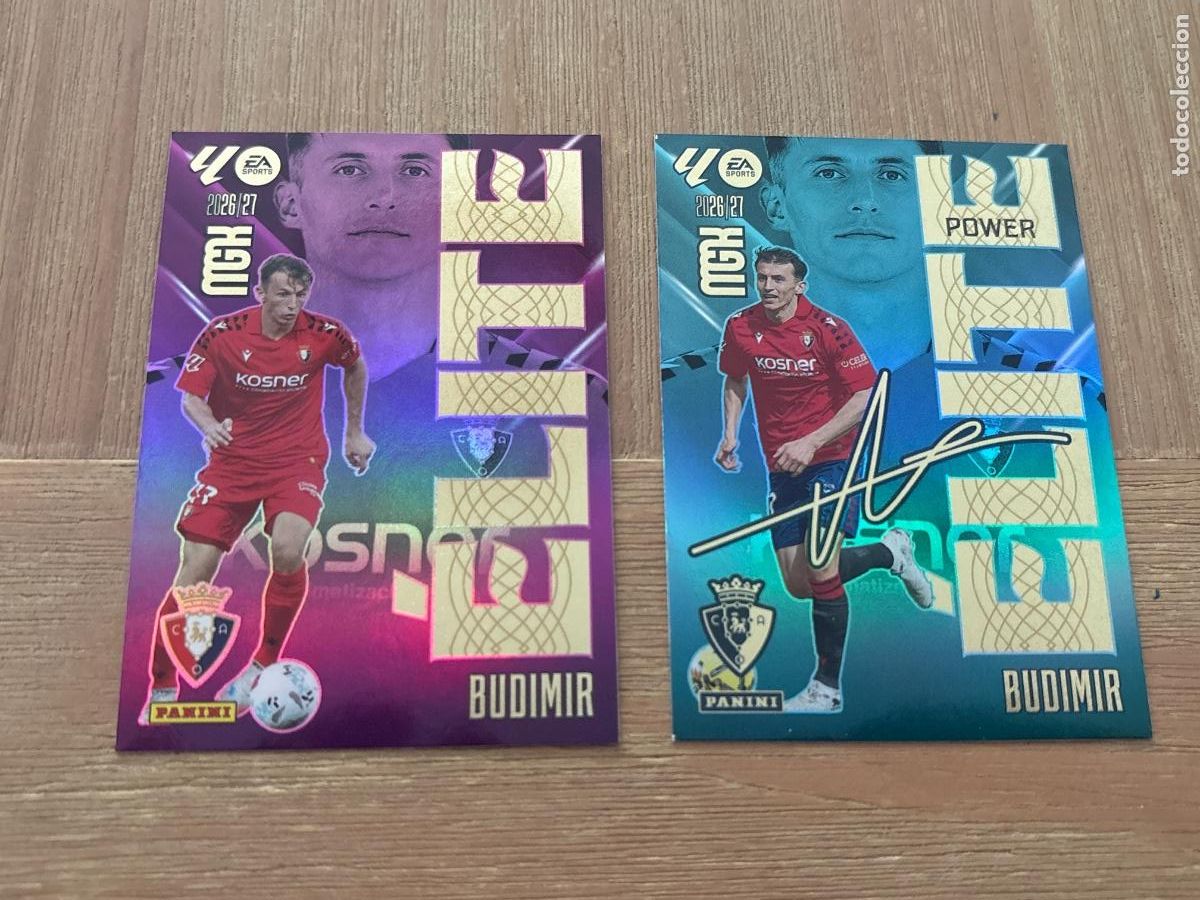 Cromos de Futebol: 22. CROMO MEGACRACKS 2026-27 26-27 ELITE + &Eacute;LITE POWER BUDIMIR N 3 MGK