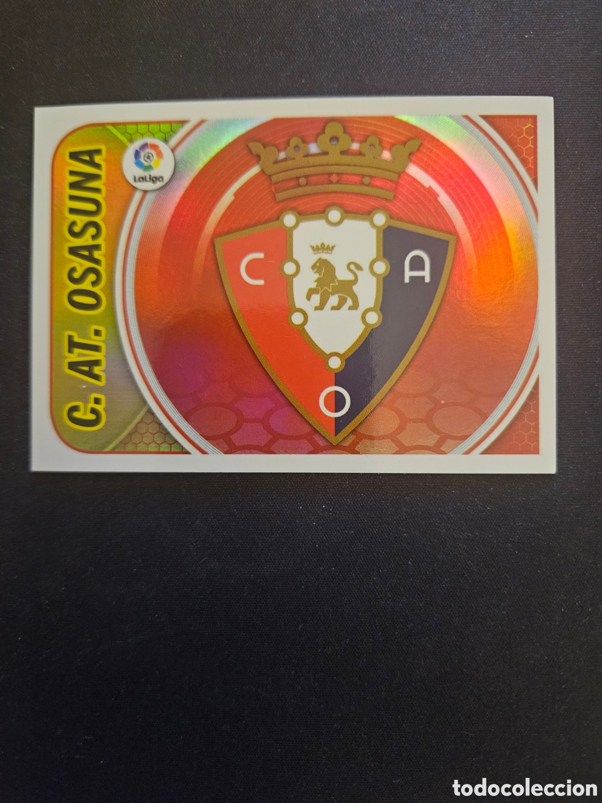 Cromos de Futebol: ESCUDO C. AT. OSASUNA N&ordm; 29 &ndash; LIGA ESTE 2016-17 PANINI