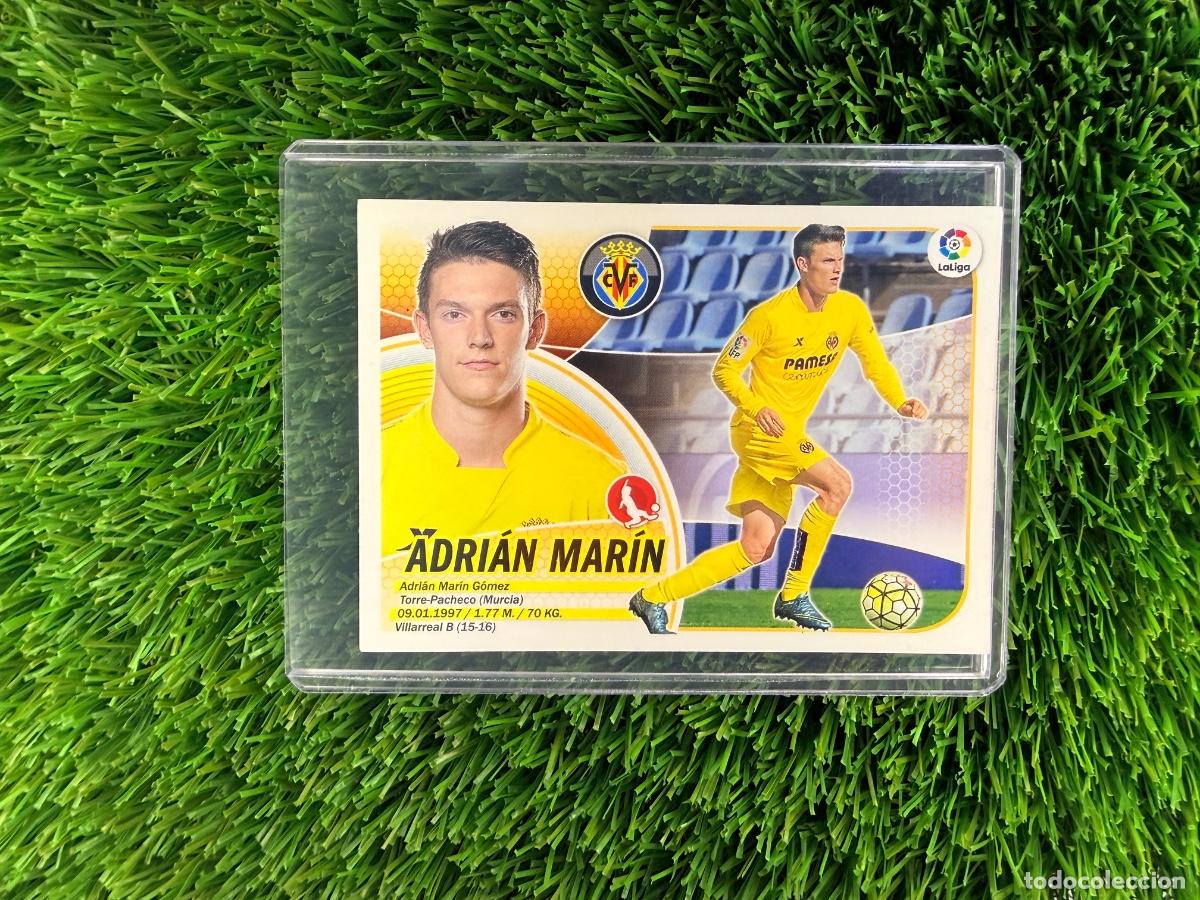Cromos de f&uacute;tbol: N&ordm; 7B Adri&aacute;n Mar&iacute;n Villarreal CF Liga Este 16 17