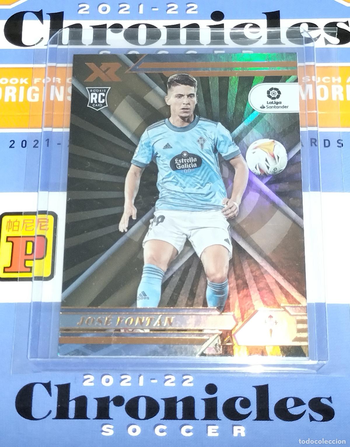Fu&szlig;ball-Sticker: N&ordm; 121 JOS&Eacute; FONT&Aacute;N RC ROOKIE CELTA VIGO CARD CHRONICLES XR LA LIGA SOCCER 2021 2022 21 22 PANINI