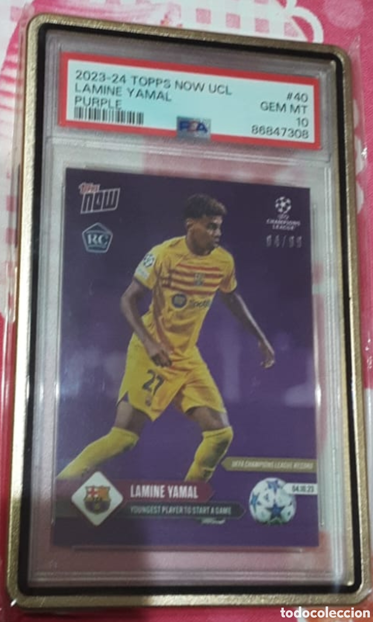 Cromos de f&uacute;tbol: Lamine yamal fc Barcelona topps now