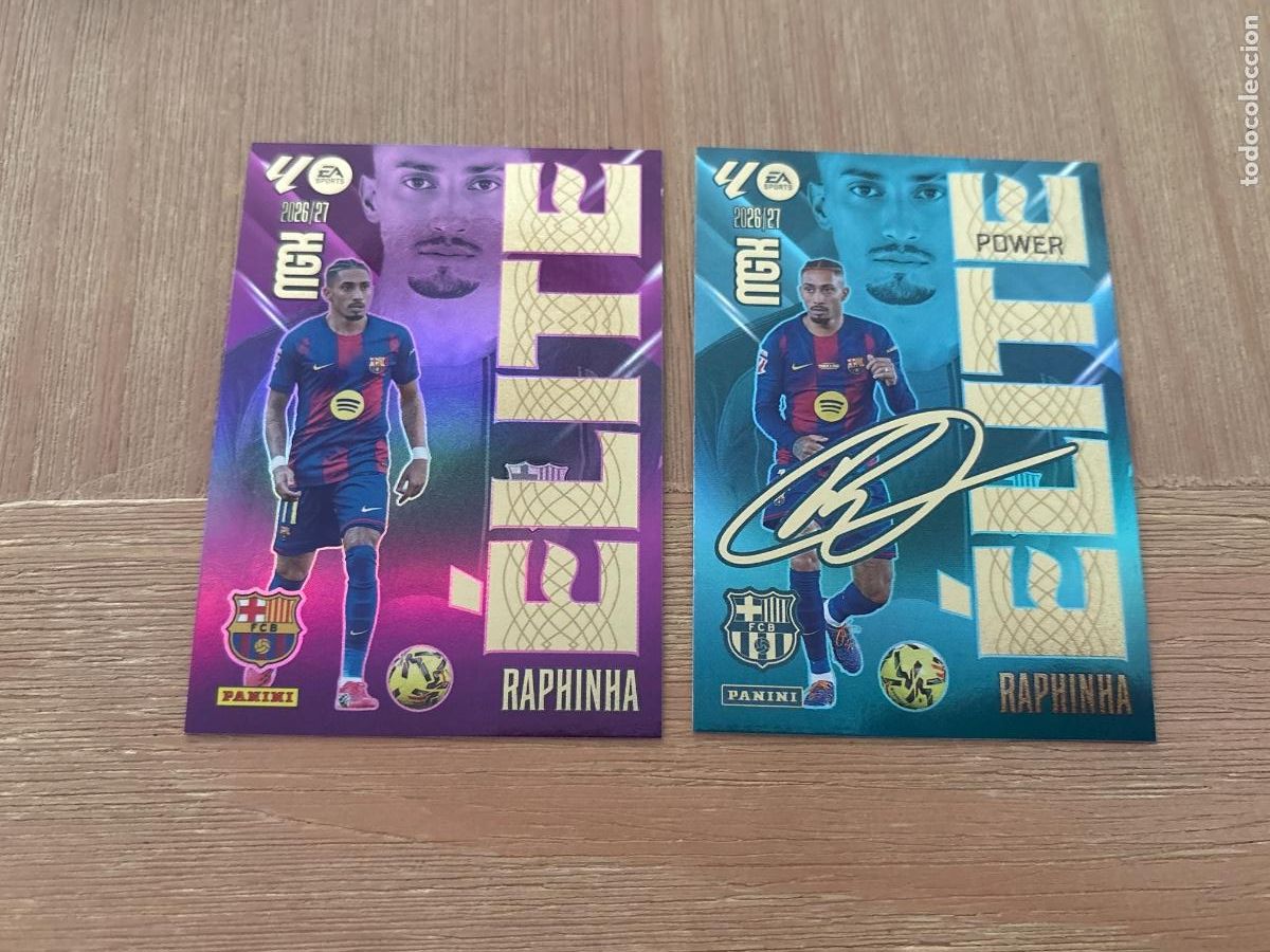 Cromos de Futebol: 22. CROMO MEGACRACKS 2026-27 26-27 ELITE + &Eacute;LITE POWER RAPHINHA N 16 MGK