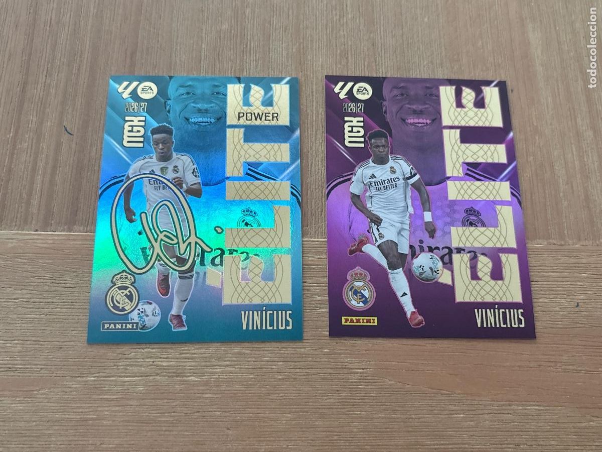 Cromos de Futebol: 22. CROMO MEGACRACKS 2026-27 26-27 ELITE + &Eacute;LITE POWER VINICIUS N 18 MGK