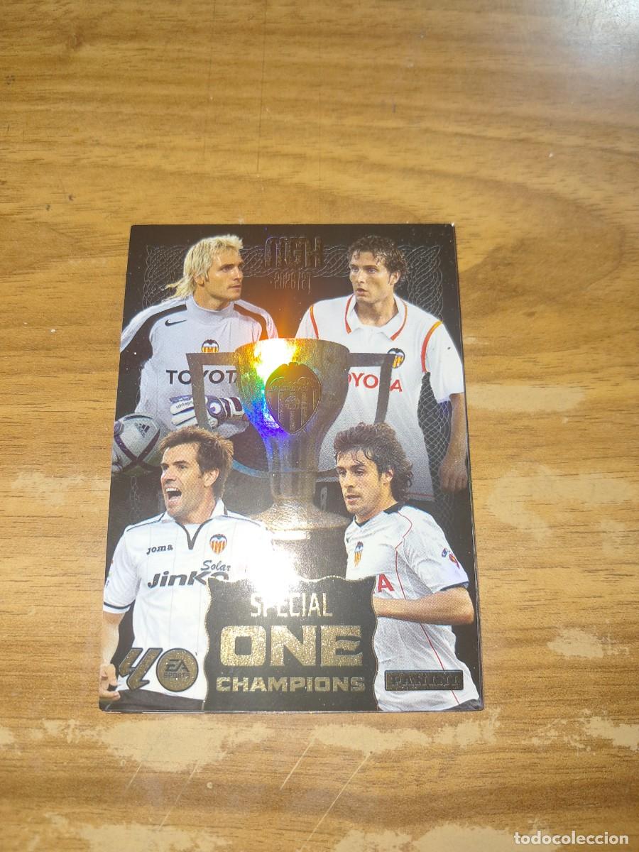 Cromos de f&uacute;tbol: CARD MEGACRACKS TEMPORADA 26/27: SPECIAL ONE CHAMPIONS VALENCIA