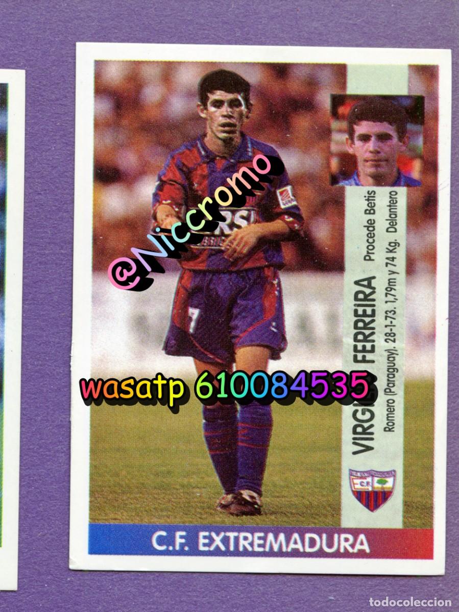 Cromos de f&uacute;tbol: ferrerira extremadura liga 1996 1997 futbol panini fichaje 387 cromo nuevo sin pegar 96 97 niccromo