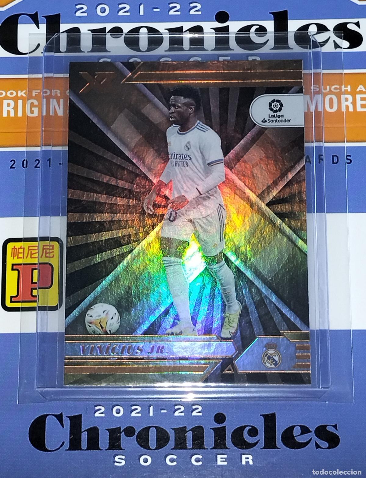 Cromos de f&uacute;tbol: N&ordm; 129 VIN&Iacute;CIUS JR. MADRID CARD CHRONICLES XR LA LIGA SOCCER 2021 2022 21 22 PANINI