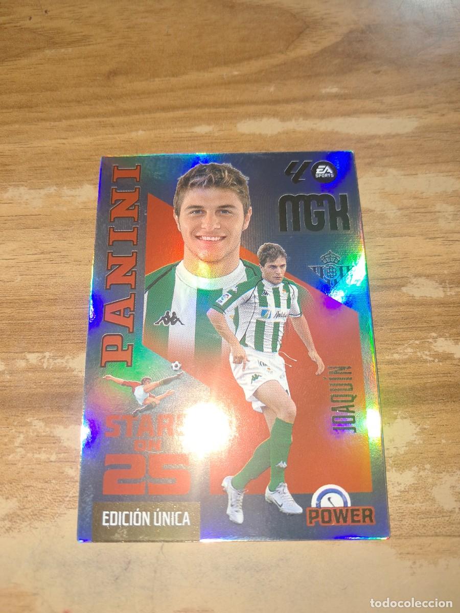 Cromos de f&uacute;tbol: CARD MEGACRACKS TEMPORADA 26/27: PANINI STARS ON 25 EDICI&Oacute;N &Uacute;NICA POWER JOAQUIN, N&Uacute;MERO 431P