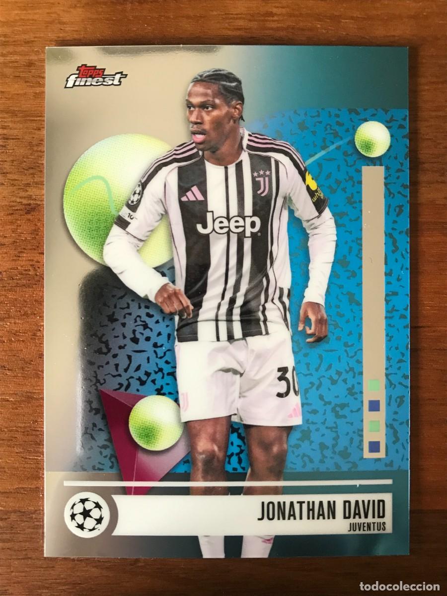 Cromos de f&uacute;tbol: JONATHAN DAVID - JUVENTUS - TOPPS FINEST UEFA CLUB COMPETITIONS 2025 2026 25 26