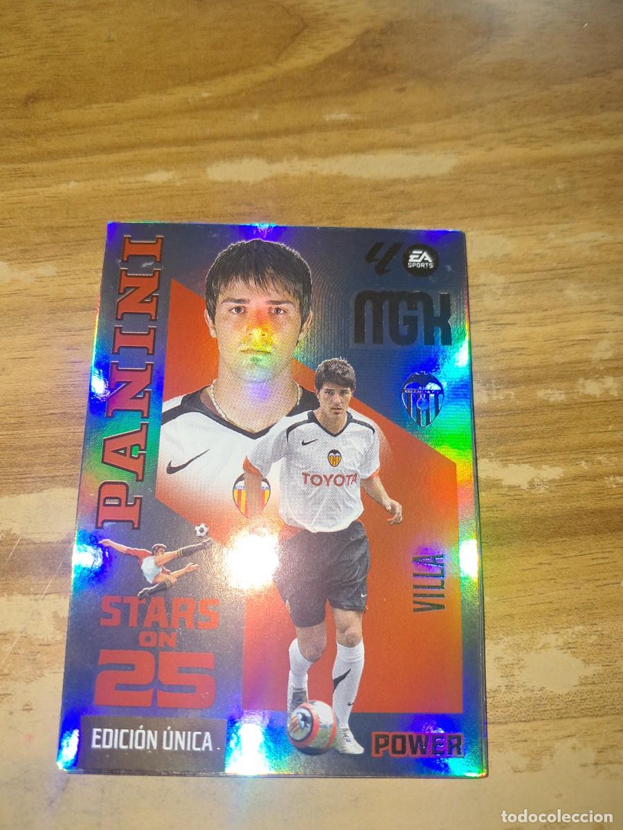 Cromos de f&uacute;tbol: CARD MEGACRACKS TEMPORADA 26/27: PANINI STARS ON 25 EDICI&Oacute;N &Uacute;NICA POWER VILLA, N&Uacute;MERO 435P