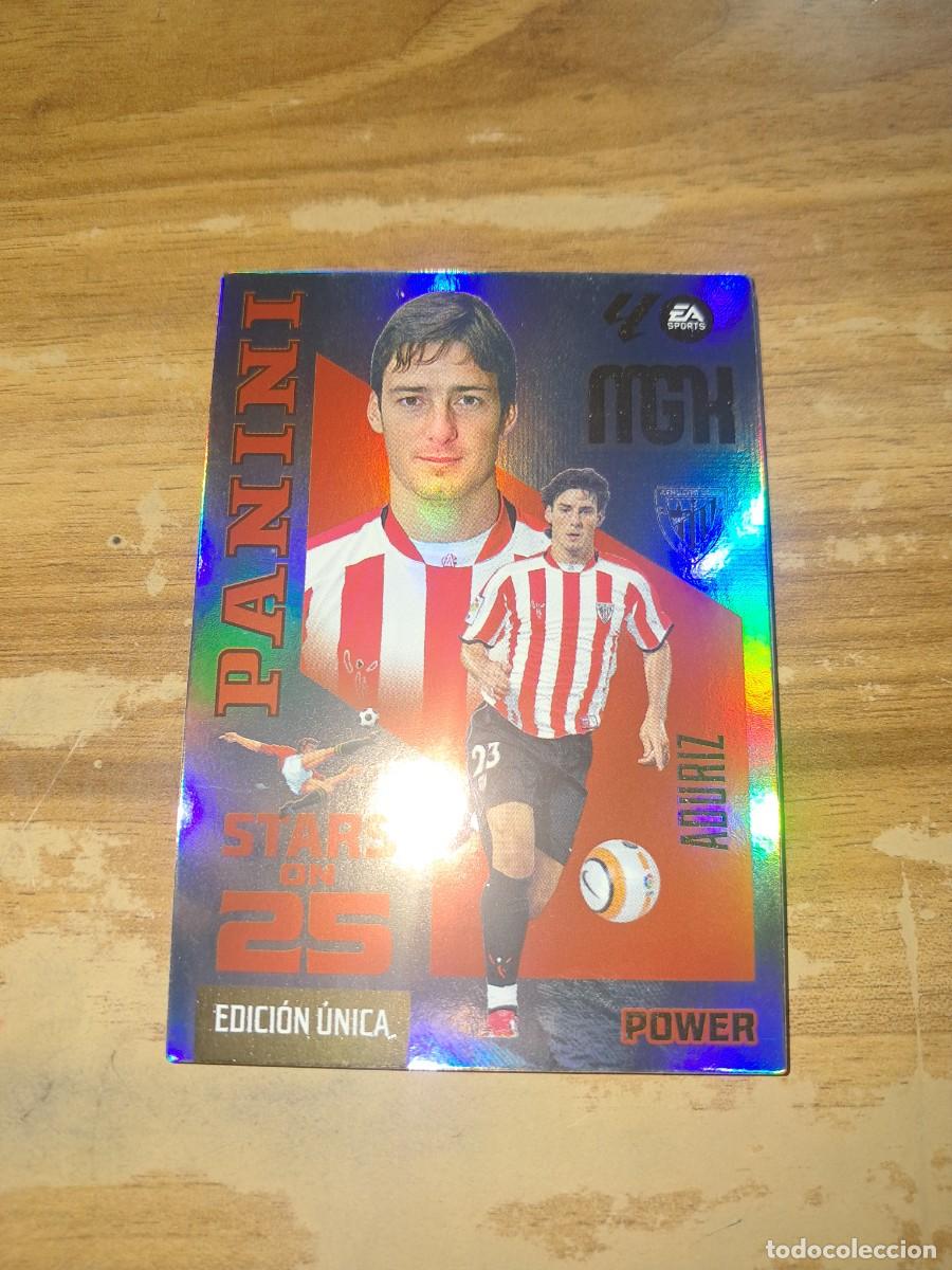 Cromos de f&uacute;tbol: CARD MEGACRACKS TEMPORADA 26/27: PANINI STARS ON 25 EDICI&Oacute;N &Uacute;NICA POWER ADURIZ, N&Uacute;MERO 433P