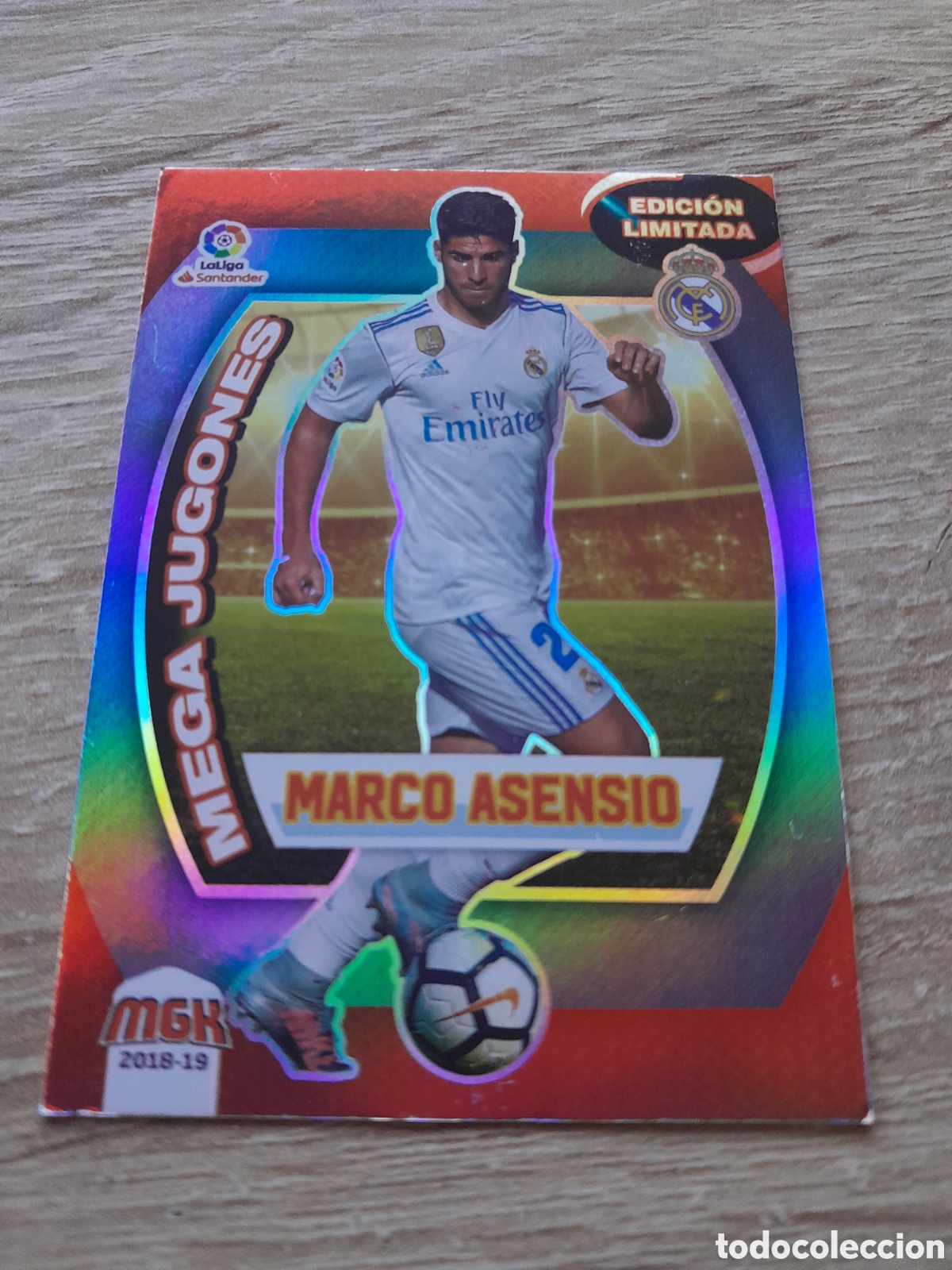 Cromos de Futebol: megacracks 2018 2019 N&ordm; 368 b marco asensio real madrid