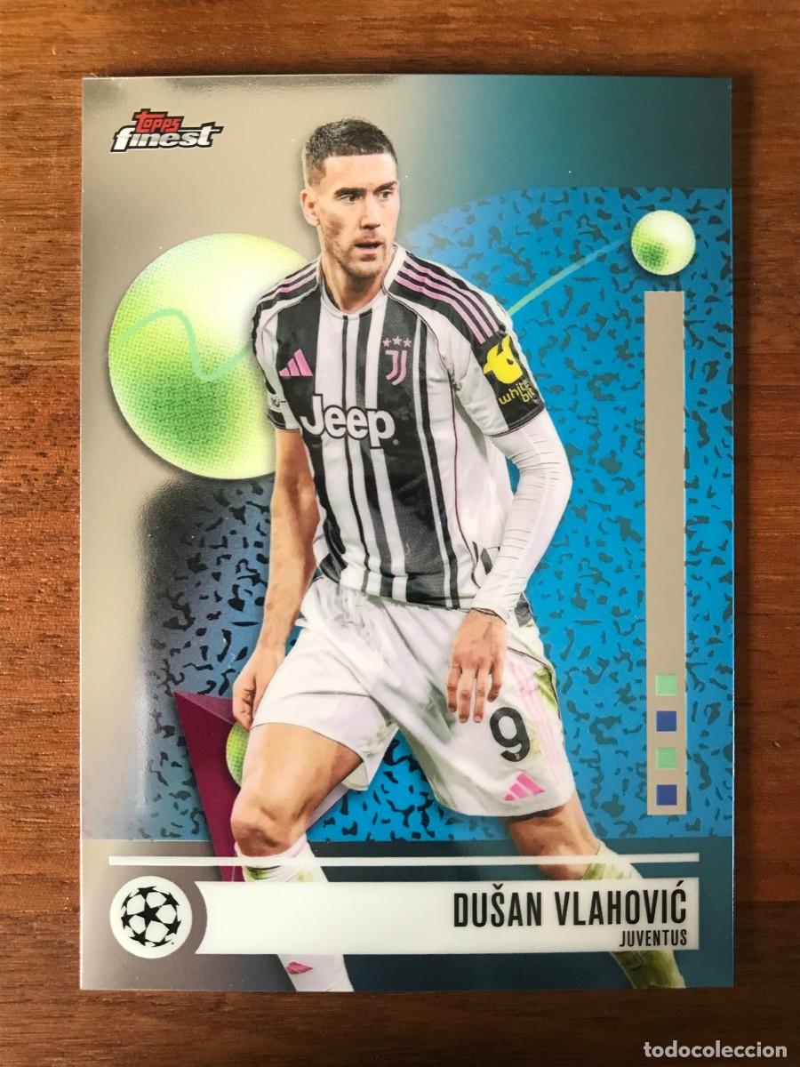Cromos de Futebol: DUSAN VLAHOVIC - JUVENTUS - TOPPS FINEST UEFA CLUB COMPETITIONS 2025 2026 25 26
