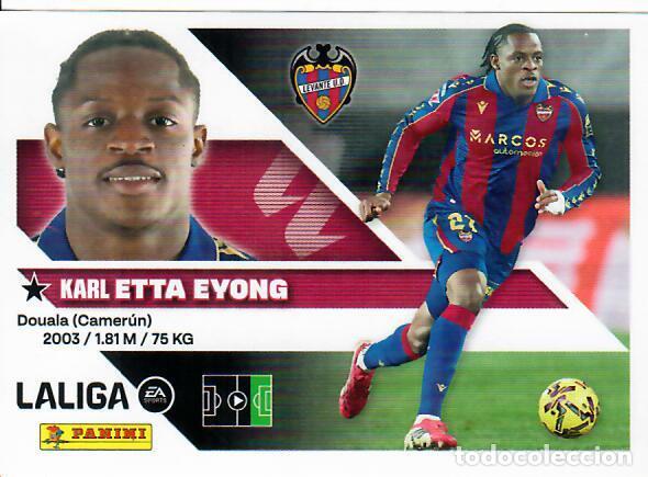 Cromos de f&uacute;tbol: CROMO PANINI LIGA ESTE 26 27 - N&ordm; 19 - ETTA EYONG - LEVANTE