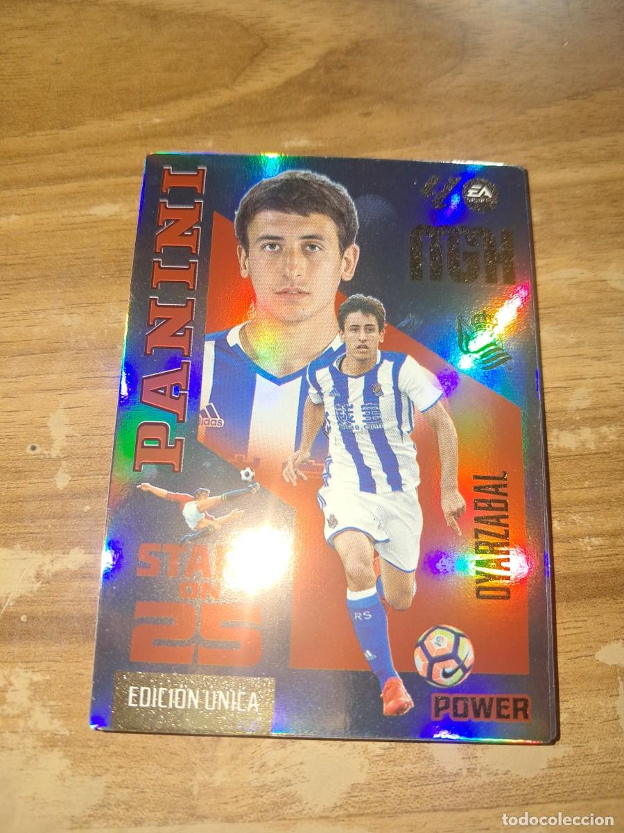 Cromos de f&uacute;tbol: CARD MEGACRACKS TEMPORADA 26/27: PANINI STARS ON 25 EDICI&Oacute;N &Uacute;NICA POWER OYARZABAL, N&Uacute;MERO 448P
