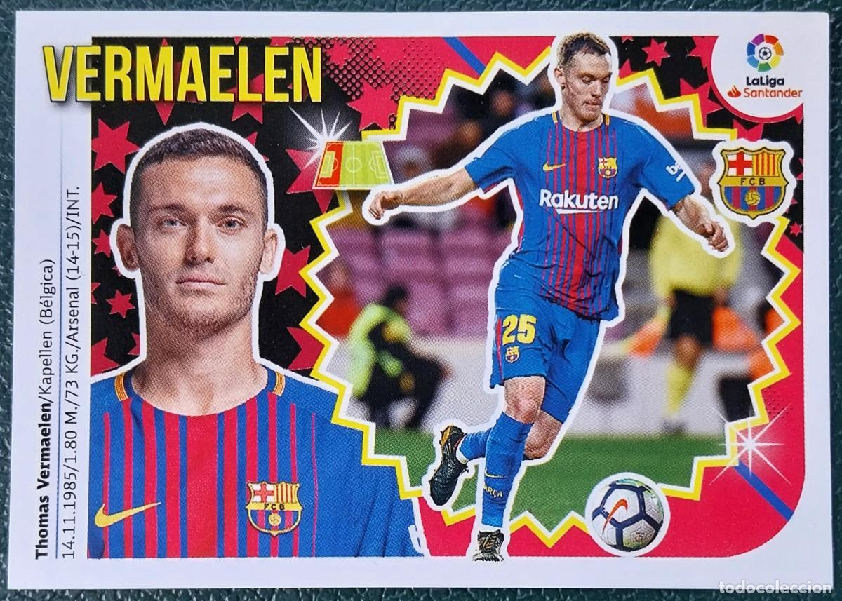 Cromos de f&uacute;tbol: 4B / 4 B VERMAELEN FC BARCELONA CROMOS ALBUM EDICIONES ESTE 2018 2019 18 19