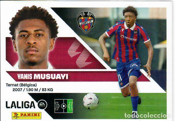 Cromos de Futebol: CROMO PANINI LIGA ESTE 26 27 - COLOCA N&ordm; 20 BIS - MUSUAYI - LEVANTE - 2&ordf; EDICI&Oacute;N