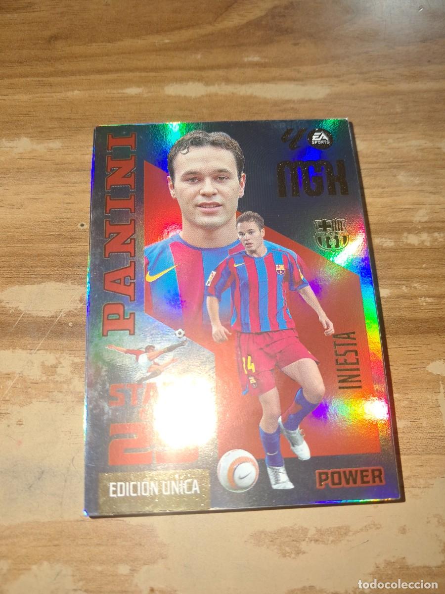 Football Stickers: CARD MEGACRACKS TEMPORADA 26/27: PANINI STARS ON 25 EDICI&Oacute;N &Uacute;NICA POWER INIESTA, N&Uacute;MERO 434P