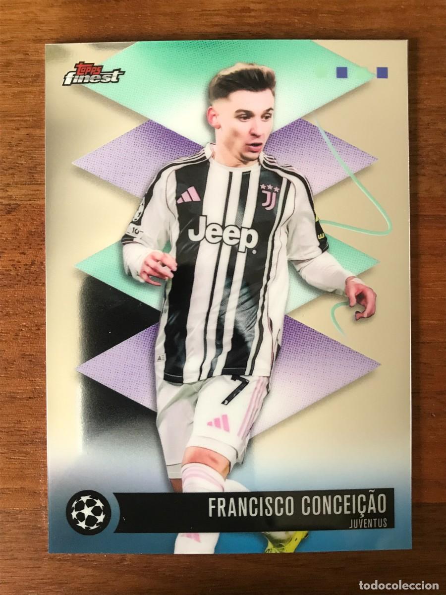 Cromos de f&uacute;tbol: FRANCISCO CONCEICAO - JUVENTUS - RARE - TOPPS FINEST UEFA CLUB COMPETITIONS 2025 2026