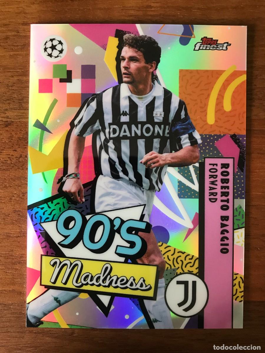 Cromos de f&uacute;tbol: ROBERTO BAGGIO - JUVENTUS - 90S 90 S MADNESS - TOPPS FINEST UEFA CLUB COMPETITIONS 2025 2026