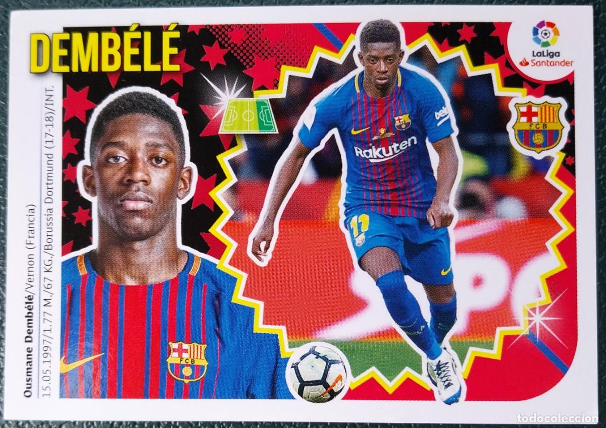 Cromos de f&uacute;tbol: 15A / 15 A DEMBELE FC BARCELONA CROMOS ALBUM EDICIONES ESTE 2018 2019 18 19