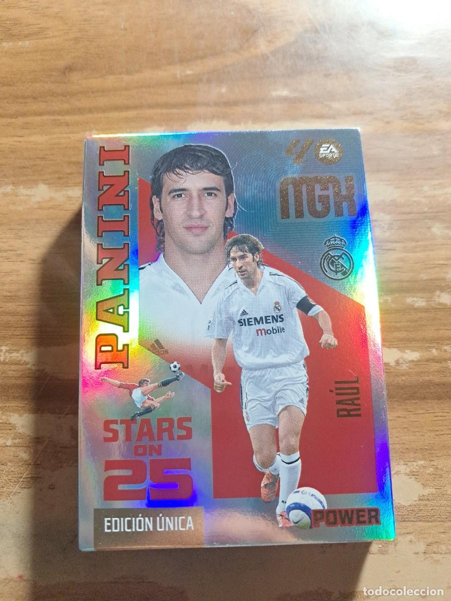 Cartes &agrave; collectionner de Football: CARD MEGACRACKS TEMPORADA 26/27: PANINI STARS ON 25 EDICI&Oacute;N &Uacute;NICA POWER RAUL, N&Uacute;MERO 426P