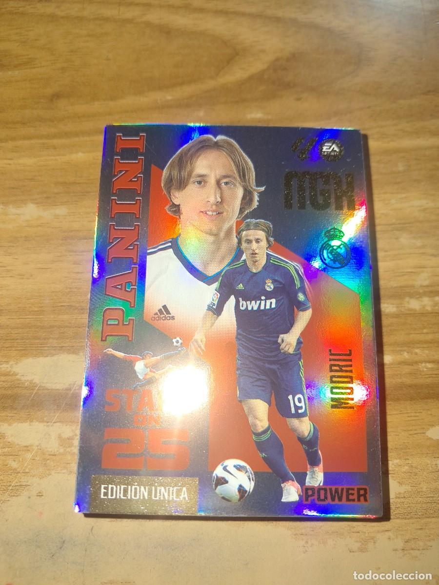 Cromos de f&uacute;tbol: CARD MEGACRACKS TEMPORADA 26/27: PANINI STARS ON 25 EDICI&Oacute;N &Uacute;NICA POWER MODRIC, N&Uacute;MERO 445P