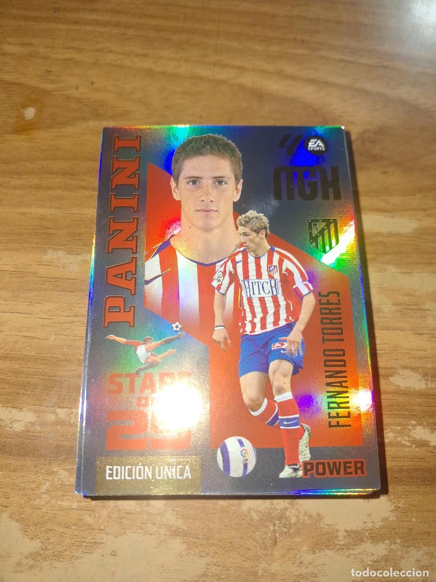 Cromos de f&uacute;tbol: CARD MEGACRACKS TEMPORADA 26/27: PANINI STARS ON 25 EDICI&Oacute;N &Uacute;NICA POWER FERNANDO TORRES, N&Uacute;MERO 432P