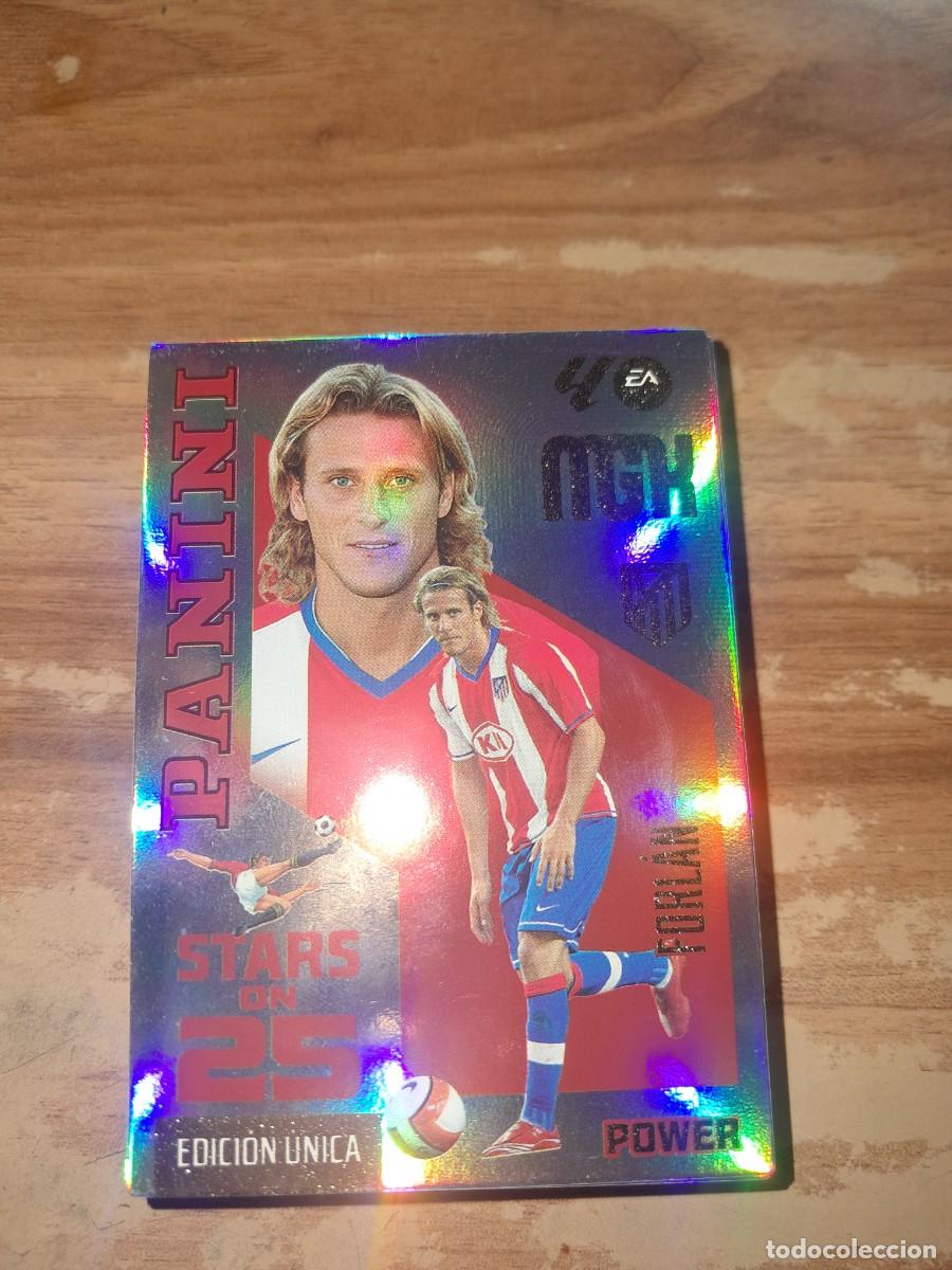 Cromos de f&uacute;tbol: CARD MEGACRACKS TEMPORADA 26/27: PANINI STARS ON 25 EDICI&Oacute;N &Uacute;NICA POWER FORLAN, N&Uacute;MERO 439P