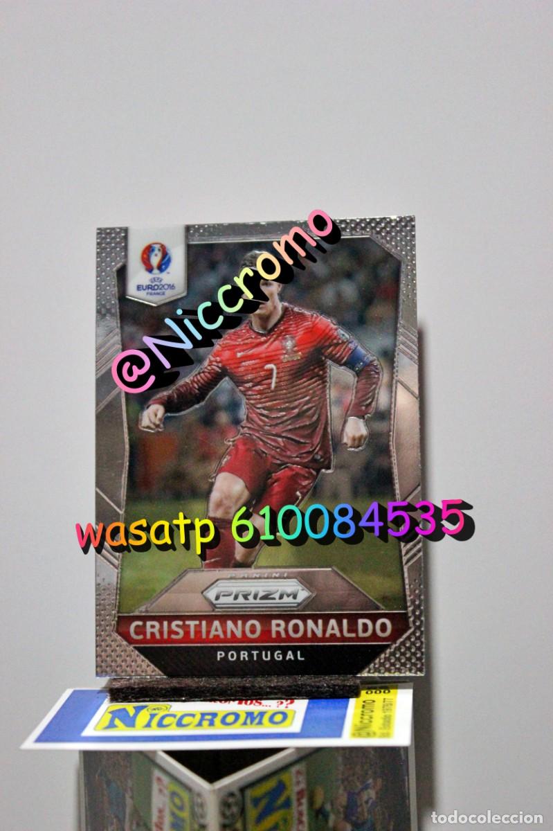 Cromos de f&uacute;tbol: cristiano ronaldo euro 2016 portugal prizm panini eurocopa 16 niccromo