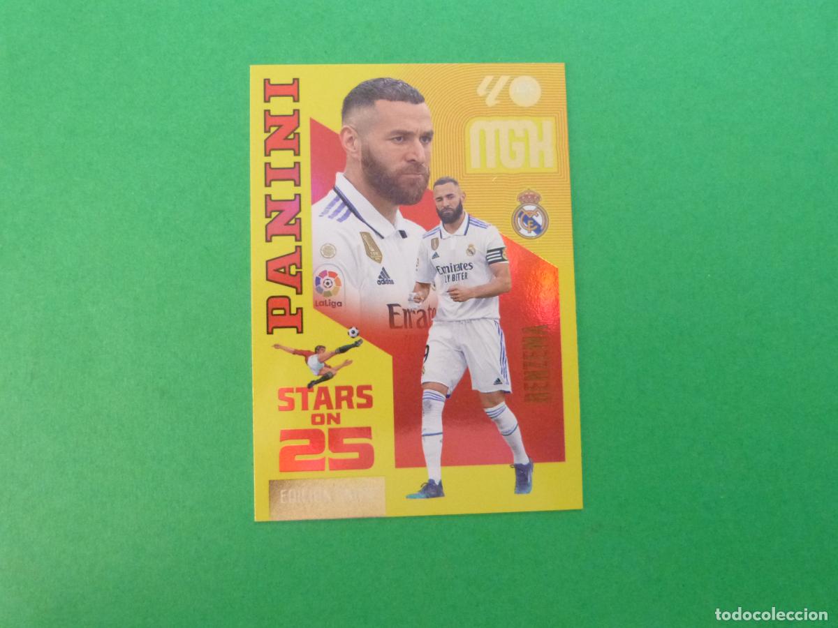 Cromos de f&uacute;tbol: TRADING CARD FUTBOL BENZEMA REAL MADRID C.F. N&ordm; 441 LIGA MEGACRACKS 2026-2027/26-27 PANINI