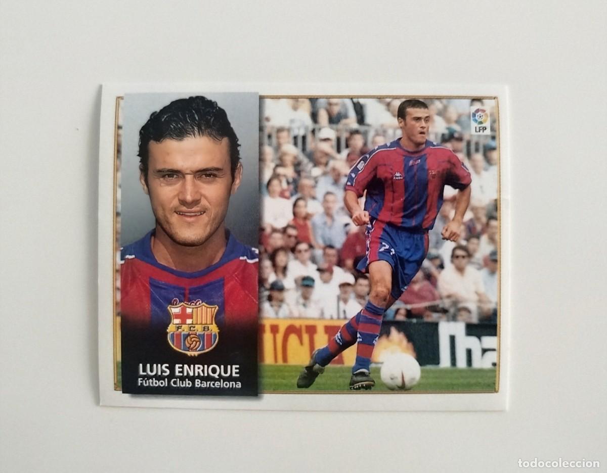 Cromos de f&uacute;tbol: Luis Enrique SIN PEGAR NUNCA PEGADO FC Barcelona Liga Ediciones Este 98 99 / 1998 1999