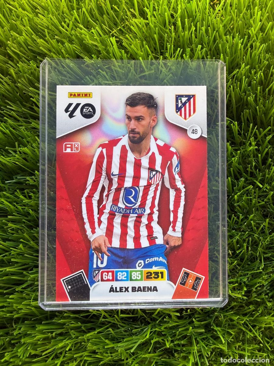 Cromos de f&uacute;tbol: N&ordm; 48 &Aacute;lex Baena Atl&eacute;tico de Madrid Adrenalyn XL 25 26