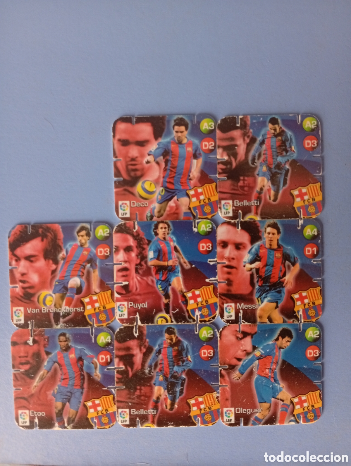 Cromos de f&uacute;tbol: Tazos Liga grefusa 2005-2006
