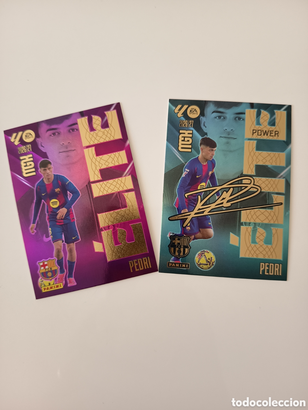 Cromos de f&uacute;tbol: Lote Pedri elite megacracks 2026-2027