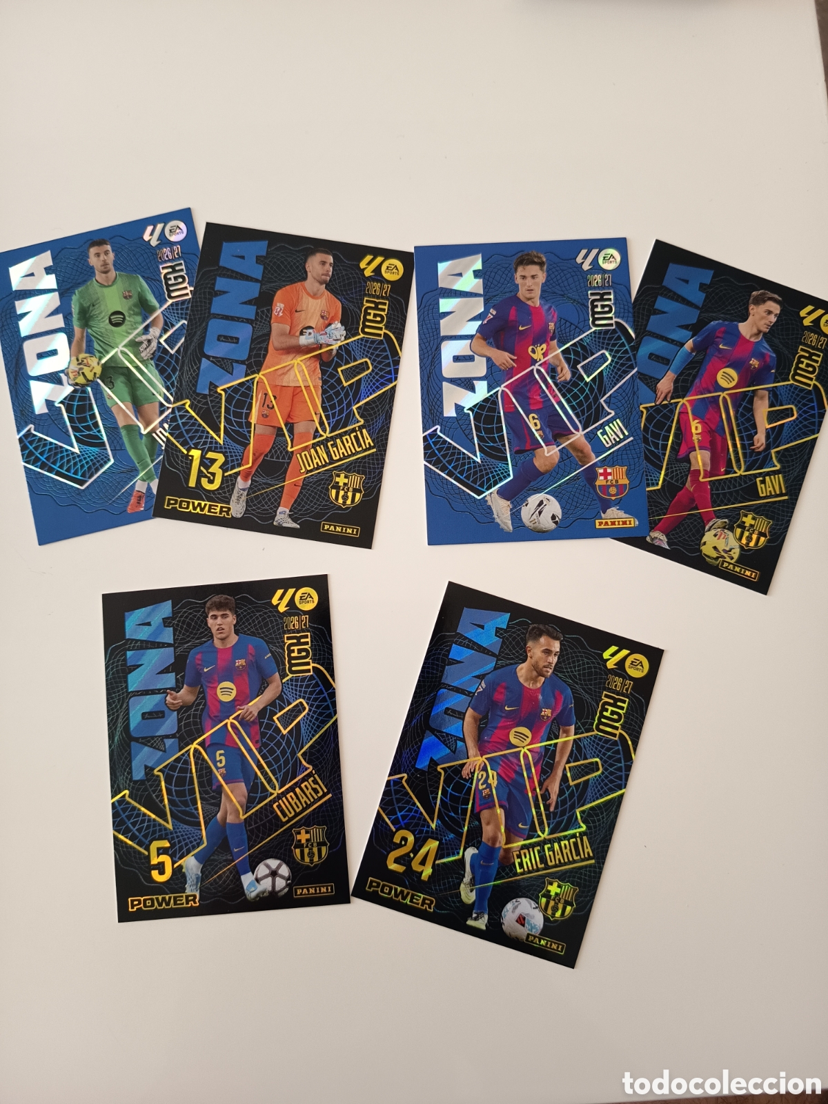 Cromos de f&uacute;tbol: Lote Zona VIP FC Barcelona megacracks 2026-2027