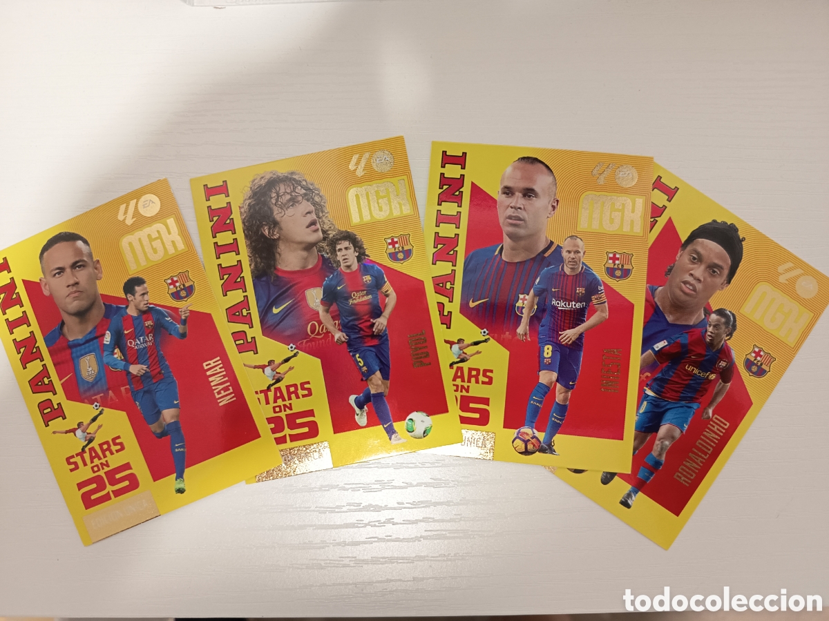 Cromos de f&uacute;tbol: Lote Stars on 25 FC Barcelona megacracks 2026-2027