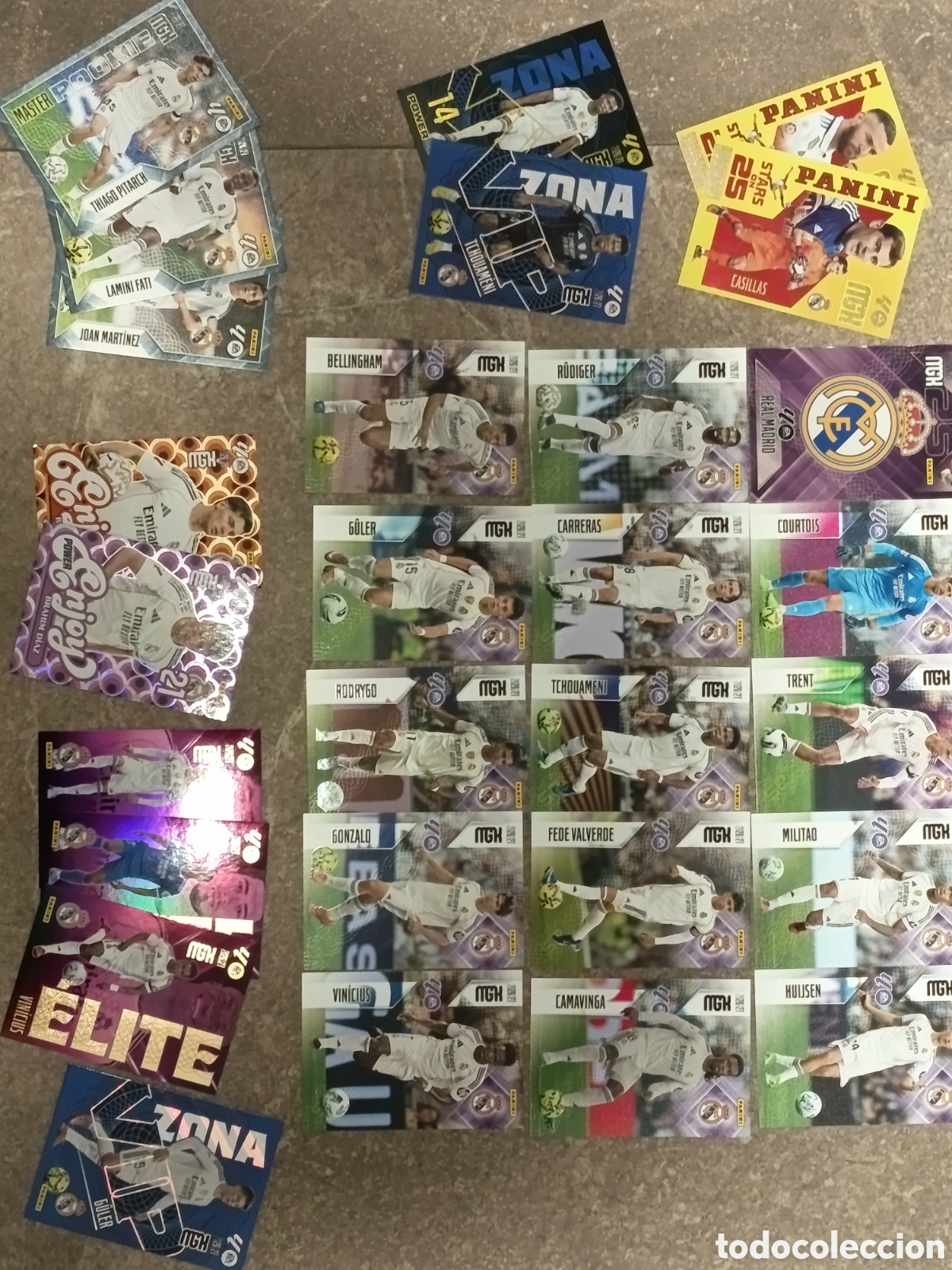 Cromos de f&uacute;tbol: Lote Real Madrid megacracks 2026-2027