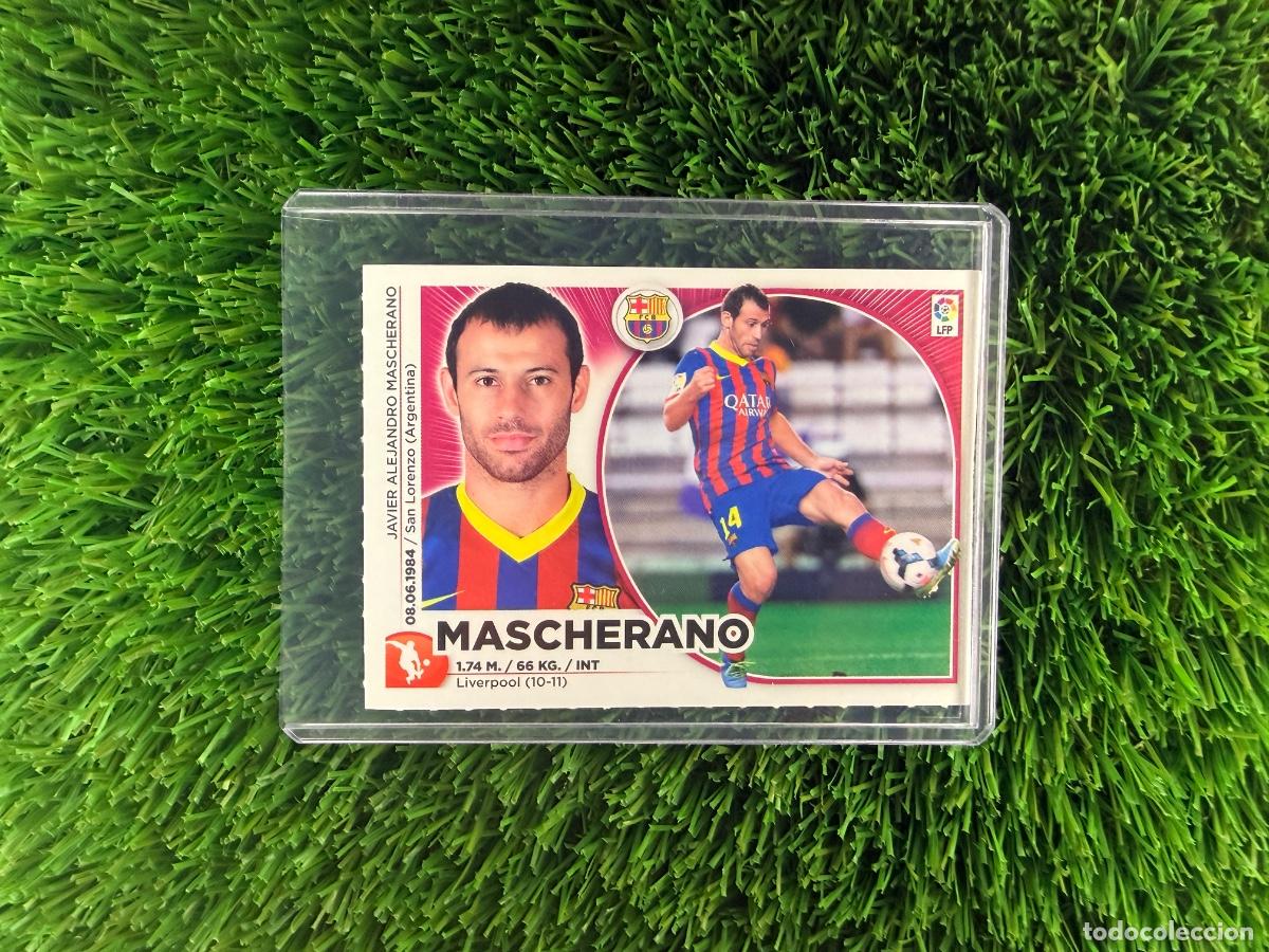 Cromos de f&uacute;tbol: N&ordm; 6 Mascherano FC Barcelona Liga Este 14 15