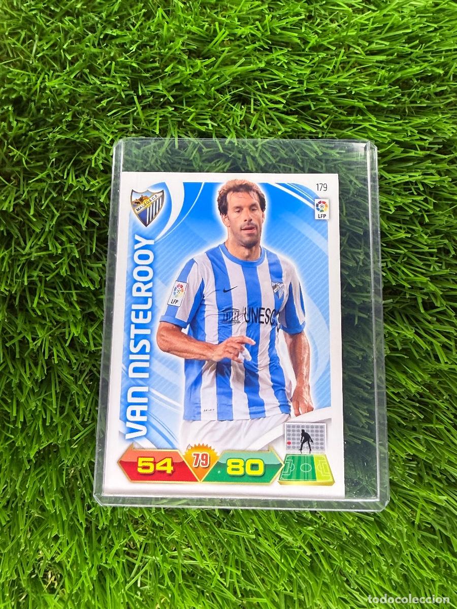 Cromos de f&uacute;tbol: N&ordm; 179 Van Nistelrooy M&aacute;laga CF Adrenalyn XL 11 12