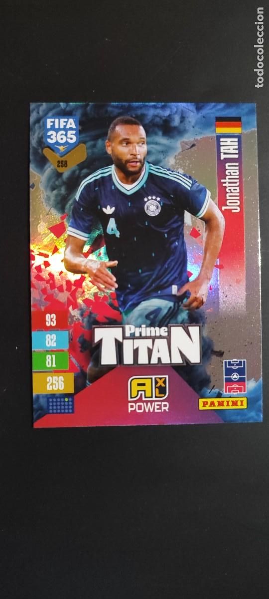 Cromos de f&uacute;tbol: ADRENALYN FIFA 365 2027 CARD TITAN TAH ALEMANAI # 258 PANINI