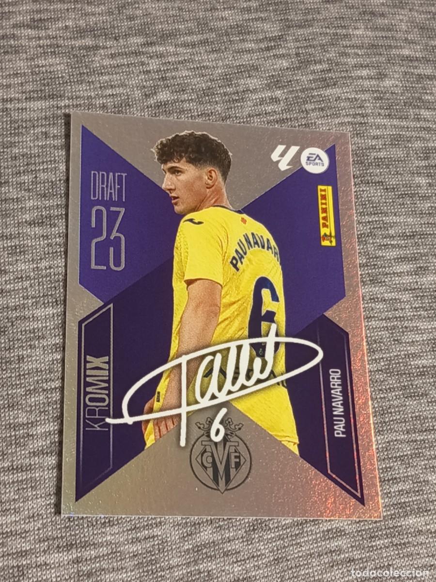 Cromos de f&uacute;tbol: Liga este 26 27 Panini PAU NAVARRO N&deg;18 DRAFT 23 KROMIX nuevo